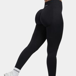 X2 Thrivin Gymwear Black Seamless Leggings